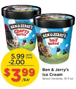 Smith's Ben & Jerry's Ice Cream offer