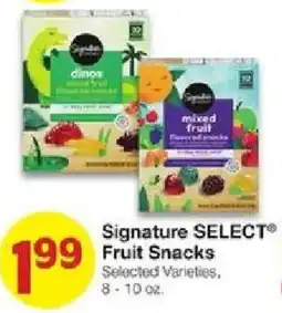 United Supermarkets Signature SELECT Fruit Snacks offer