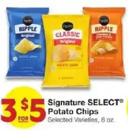 United Supermarkets Signature SELECT Potato Chips offer