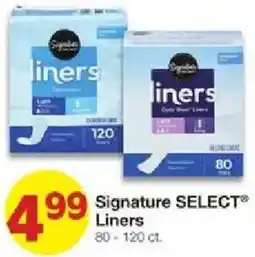 United Supermarkets Signature SELECT Liners offer