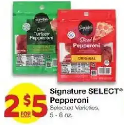 United Supermarkets Signature Select Pepperoni offer