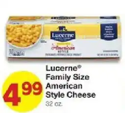 United Supermarkets Lucerne Family Size American Style Cheese offer