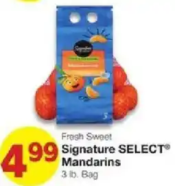 United Supermarkets Fresh Sweet Signature SELECT Mandarins offer