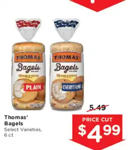 Mariano's Thomas' Bagels offer
