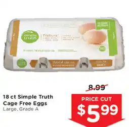 Mariano's Simple Truth Cage Free Eggs offer
