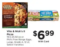 Mariano's Vito & Nick's II Pizza offer