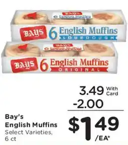 Mariano's Bay's English Muffins offer