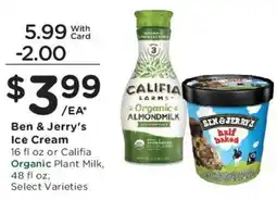 Mariano's Ben & Jerry's Ice Cream offer