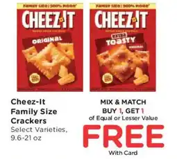 Mariano's Cheez-It Family Size Crackers offer