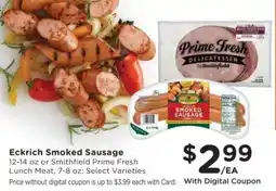 Fry's Eckrich Smoked Sausage offer