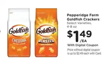 Fry's Pepperidge Farm Goldfish Crackers offer