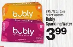 IGA Bubly Sparkling Water offer