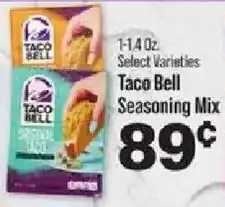 IGA Taco Bell Seasoning Mix offer