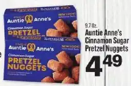 IGA Auntie Anne's Cinnamon Sugar Pretzel Nuggets offer