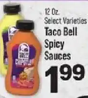 IGA Taco Bell Spicy Sauces offer