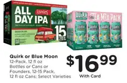 Dillons Quirk or Blue Moon offer