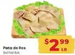 Supermercado El Rancho Pata de Res Beef Foot Bulk offer