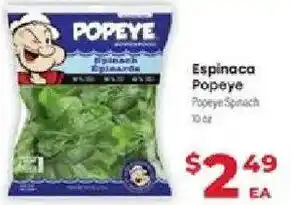 Popeye spinach
