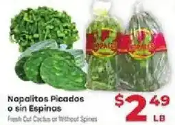 Supermercado El Rancho Fresh Cut Cactus or Without Spines offer