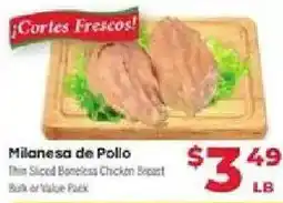Supermercado El Rancho Milanesa de Pollo offer