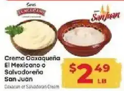 Supermercado El Rancho San Juan Crema Oaxaqueña offer