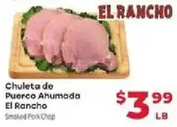 Supermercado El Rancho El Rancho Smoked Pork Chop offer