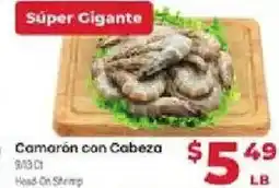 Supermercado El Rancho Head-On Shrimp offer