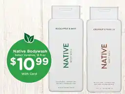 King Soopers Native Bodywash offer