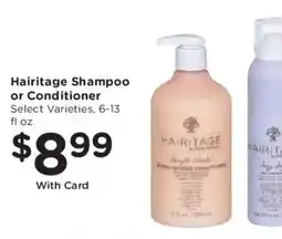 King Soopers Hairitage Shampoo or Conditioner offer