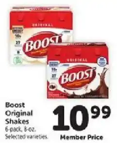 Safeway Boost Original Shakes offer