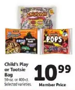 Safeway Child's Play or Tootsie Bag offer