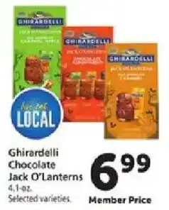 Safeway Ghirardelli Chocolate Jack O'Lanterns offer
