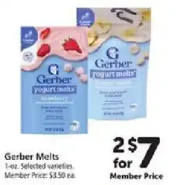 Safeway Gerber Melts offer