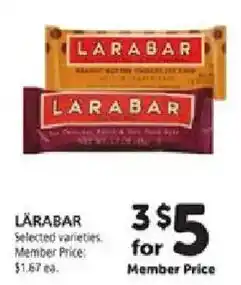Safeway Larabar offer