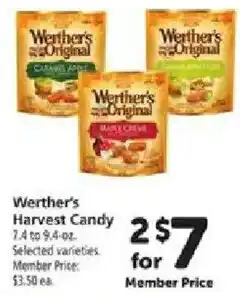 Safeway Werther's Harvest Candy offer