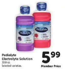 Safeway Pedialyte Electrolyte Solution offer
