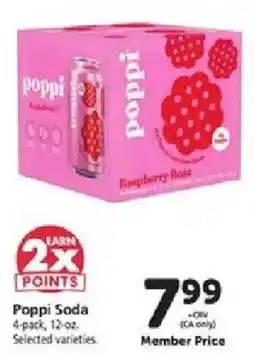Safeway Poppi Soda offer