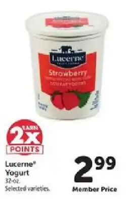 Safeway Lucerne Yogurt offer