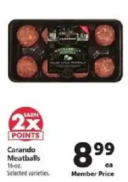 Safeway Carando Meatballs offer