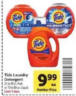 Safeway Tide Laundry Detergent offer