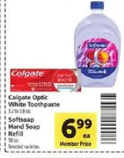 Safeway Colgate Optic White Toothpaste offer