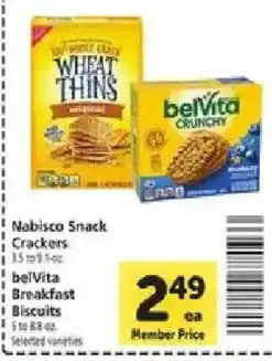 Safeway Nabisco Snack Crackers offer