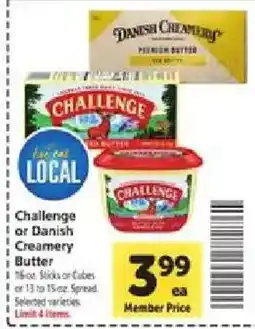 Safeway Challenge or Danish Creamery Butter offer