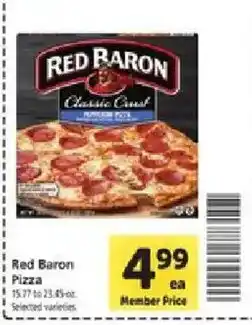 Safeway Red Baron Pizza offer