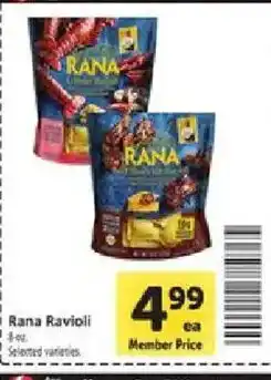 Safeway Rana Ravioli offer