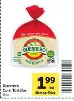 Safeway Guerrero Corn Tortillas offer