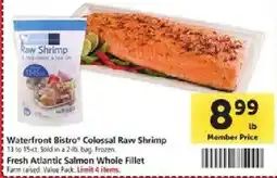Safeway Waterfront Bistro Colossal Raw Shrimp offer