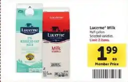 Safeway Lucerne Milk offer