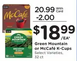 King Soopers Green Mountain or McCafé K-Cups offer