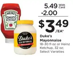 King Soopers Duke's Mayonnaise offer